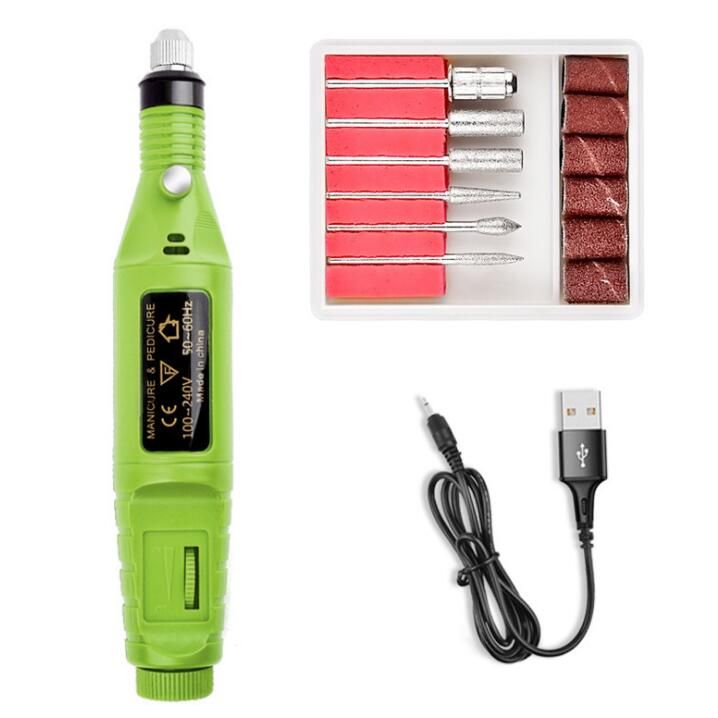 Electric Nail Drill Kit 10 pcs Set – Professional Nail Care