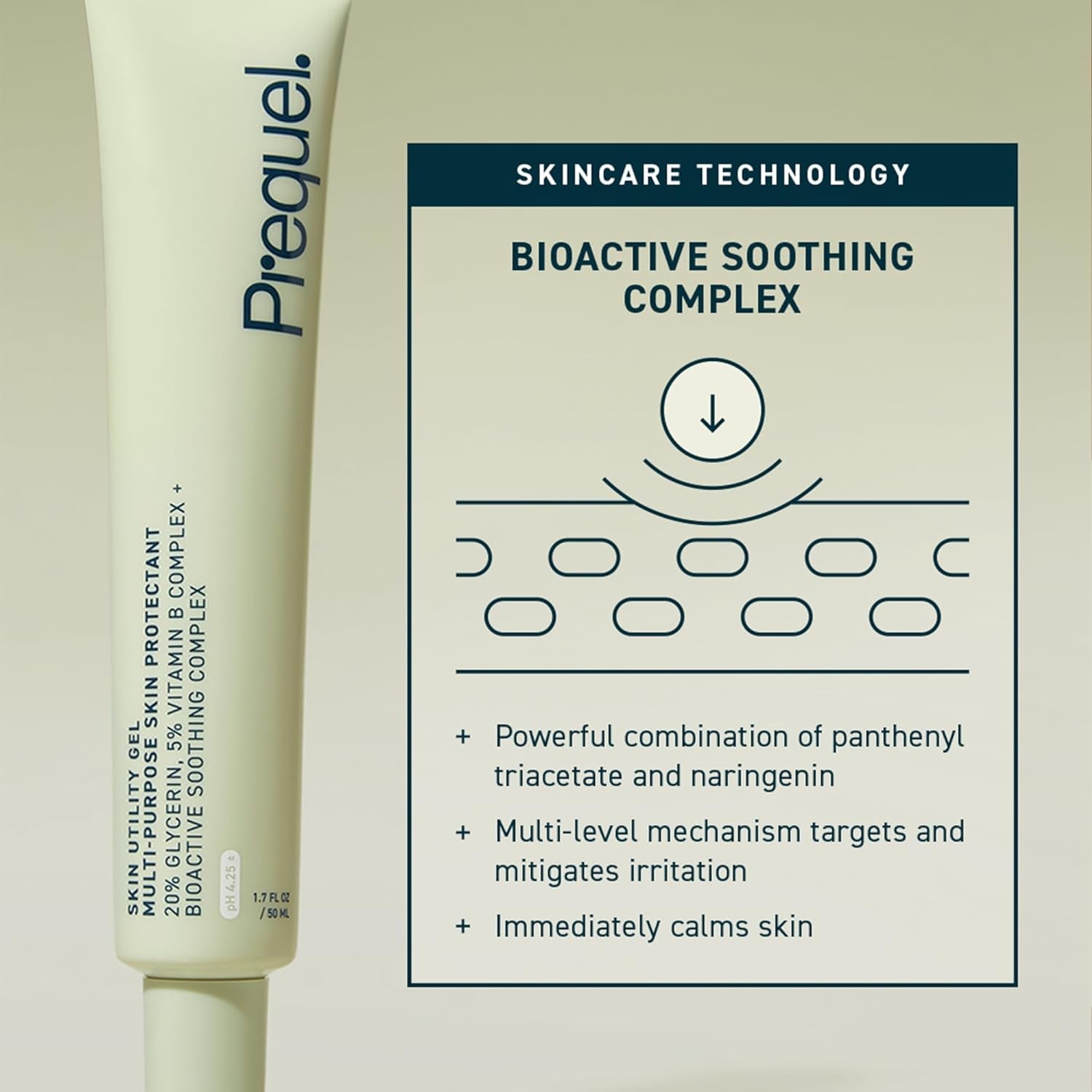Skin Utility Gel, Moisturizing Protectant. Lightweight Multi-Purpose Face and Body Cream for Dry Skin, Hand Cream for Cracked Hands. Soothing Barrier Support with 20% Glycerin