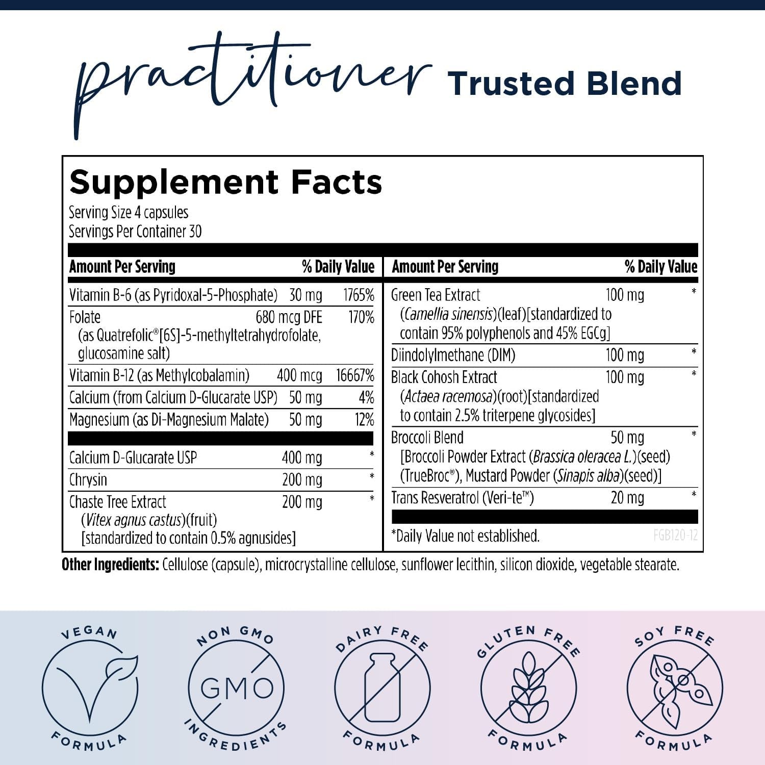 Designs for Health FemGuard + Balance – 120 Capsules | Hormonal Balance, Estrogen Support & Mood Regulation