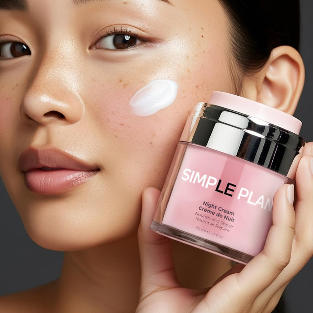 Night Cream – Restorative Hydrating Face Cream with Ceramides & Hyaluronic Acid | Anti-Aging Night Moisturizer for Face | Nourishing Facial Moisturizer for Women & Men – 50Ml