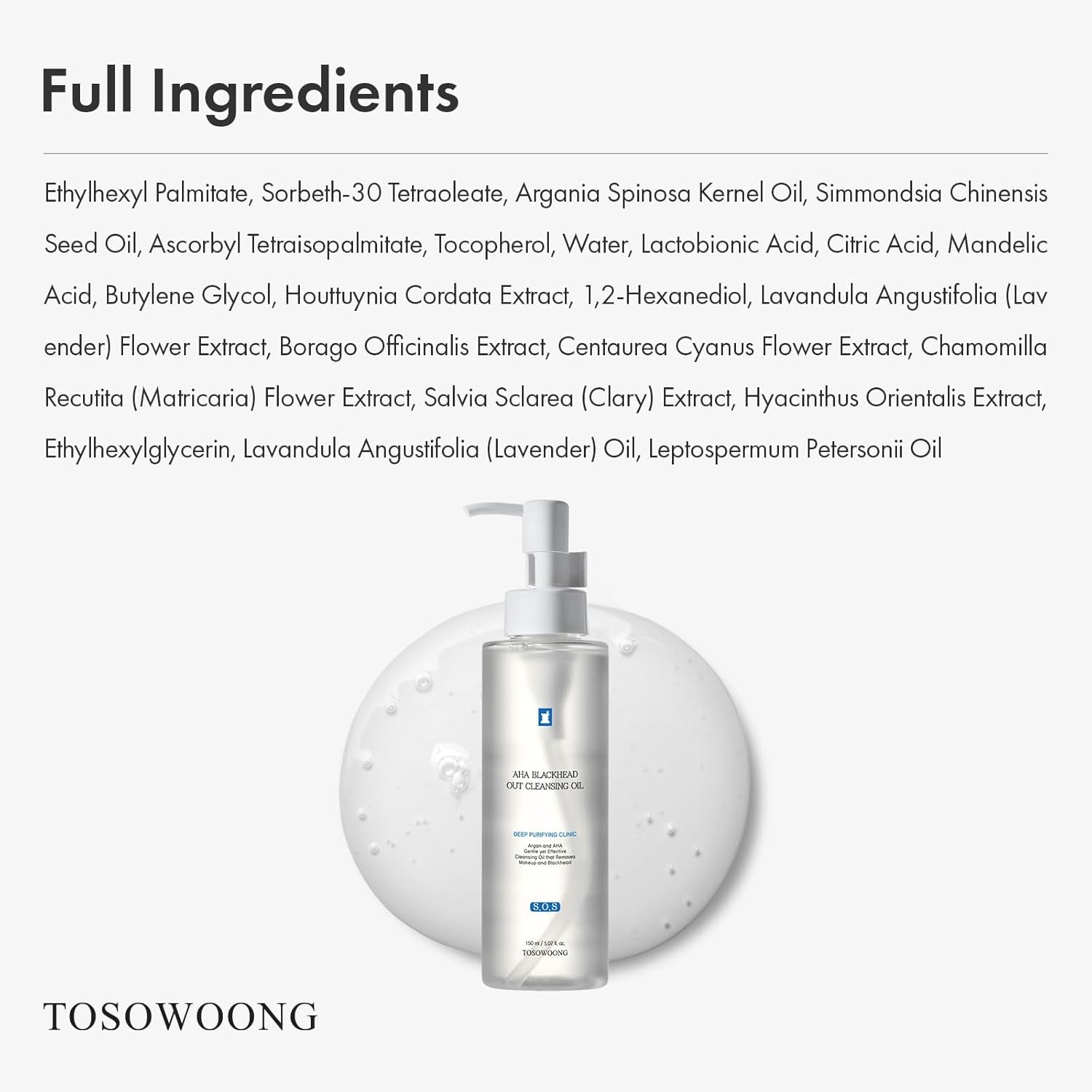 AHA Blackhead Out Cleansing Oil, Jojoba Oil, Makeup Remover, Blackhead & Pore Cleaner, Gentle Face Cleanser, Korean Skincare, 150Ml, 5.07 Fl. Oz.