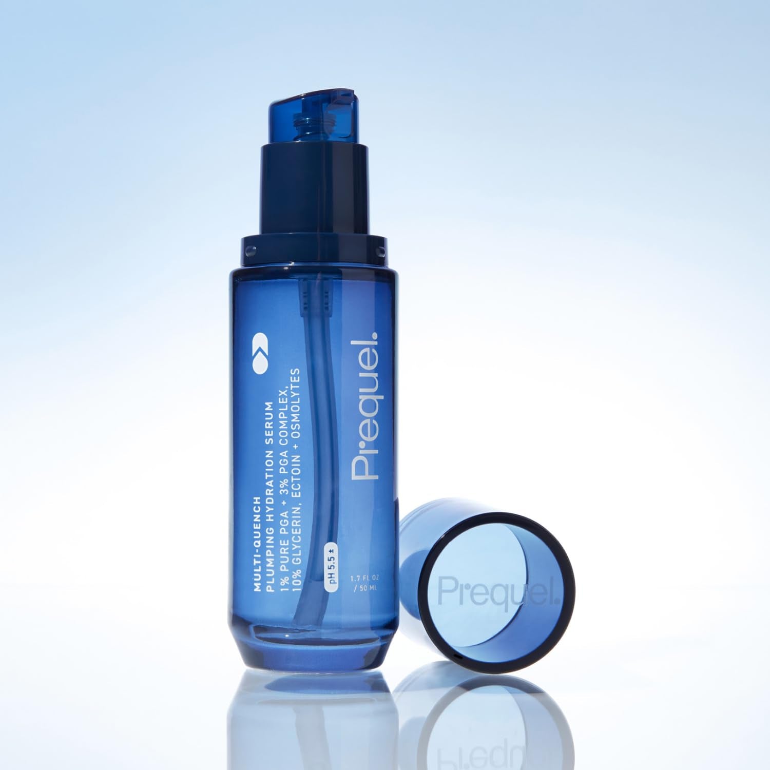 Prequel Multi-Quench Plumping Hydration Serum – 50ml | 48-Hour Deep Hydration with Polyglutamic Acid & Glycerin