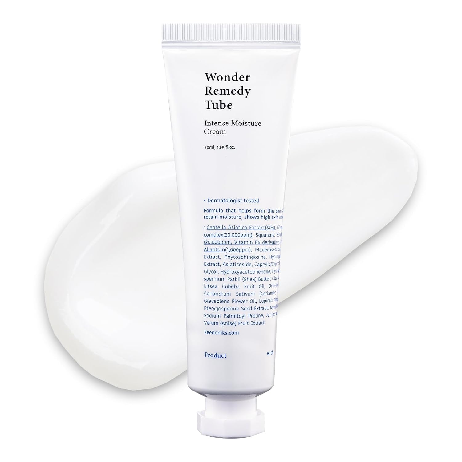 Hydrating & Barrier-Repair Cream for Dry & Sensitive Skin – Korean Moisturizer with CICA & Ceramide – 50Ml (1.69 Fl Oz)