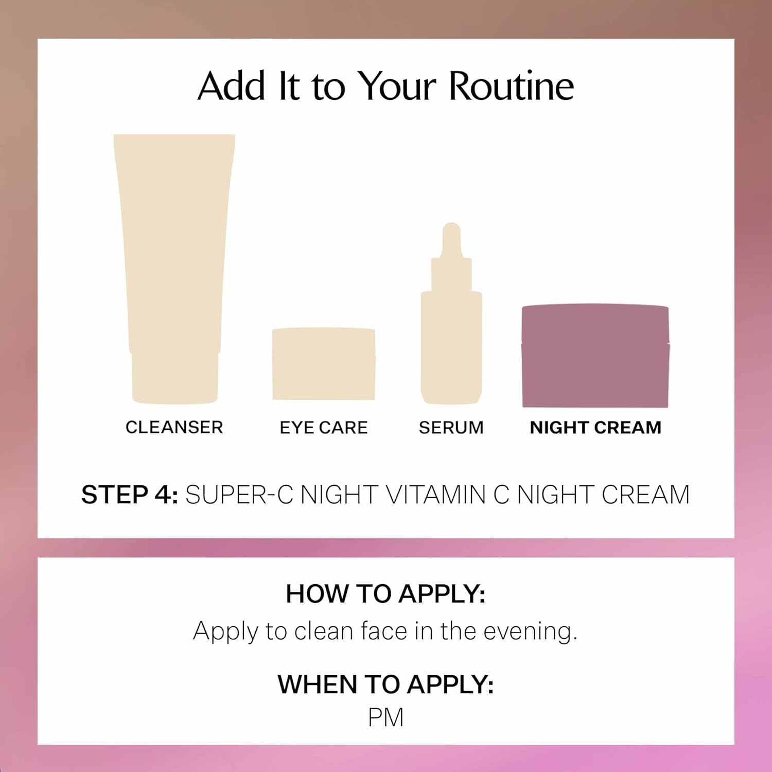StriVectin Super-C Night Vitamin C Night Cream – 50ml | Brightening, Firming & Rejuvenating Overnight Treatment