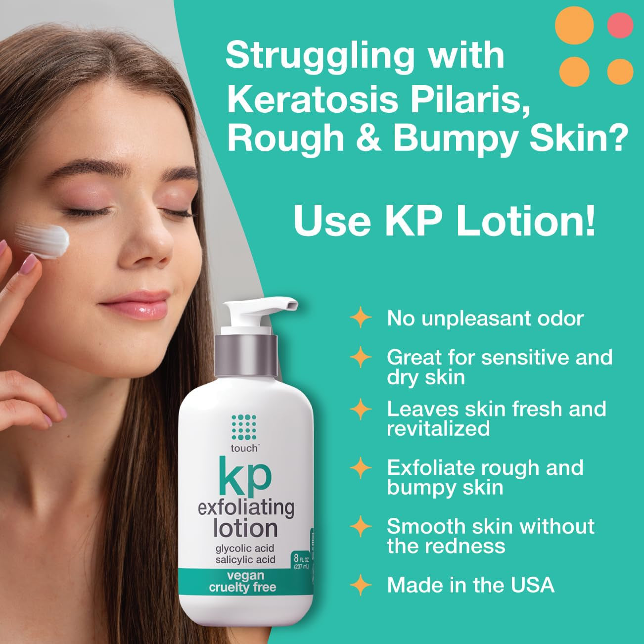 TOUCH KP Exfoliating Lotion - 237ml
