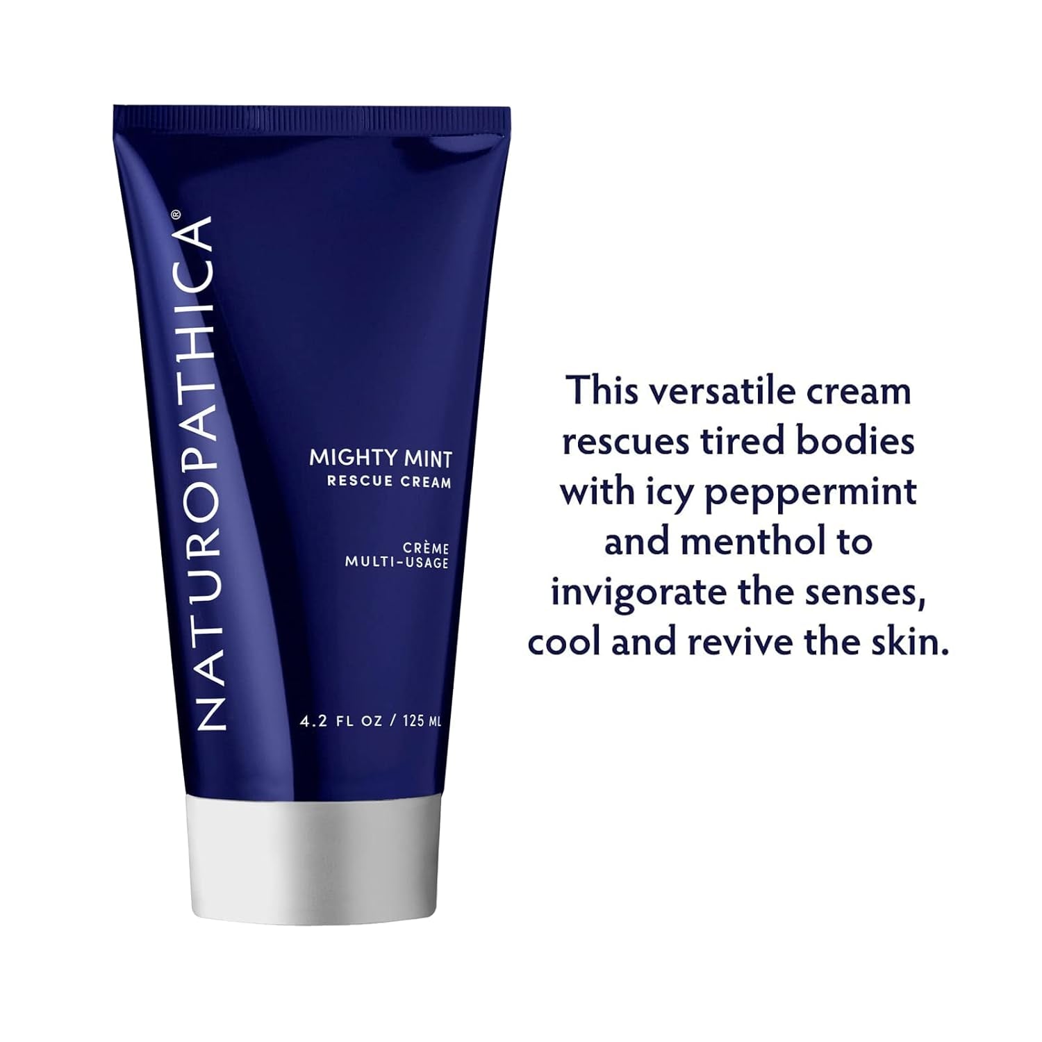 Naturopathica Mighty Mint Rescue Cream – 125ml | Cooling Relief & Hydration for Body
