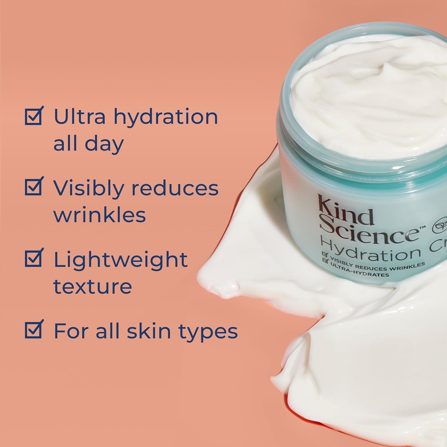 Kind Science Hydration Cream – 60ml | Intense Hydration & Anti-Ageing Moisturizer