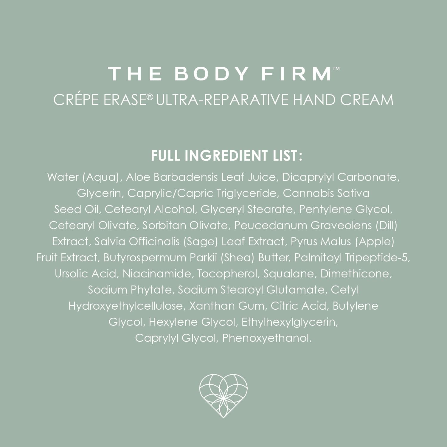 BODY FIRM Crépe Erase Ultra-Reparative Hand Cream – 90ml | Anti-Aging, Firming & Deep Hydration for Hands