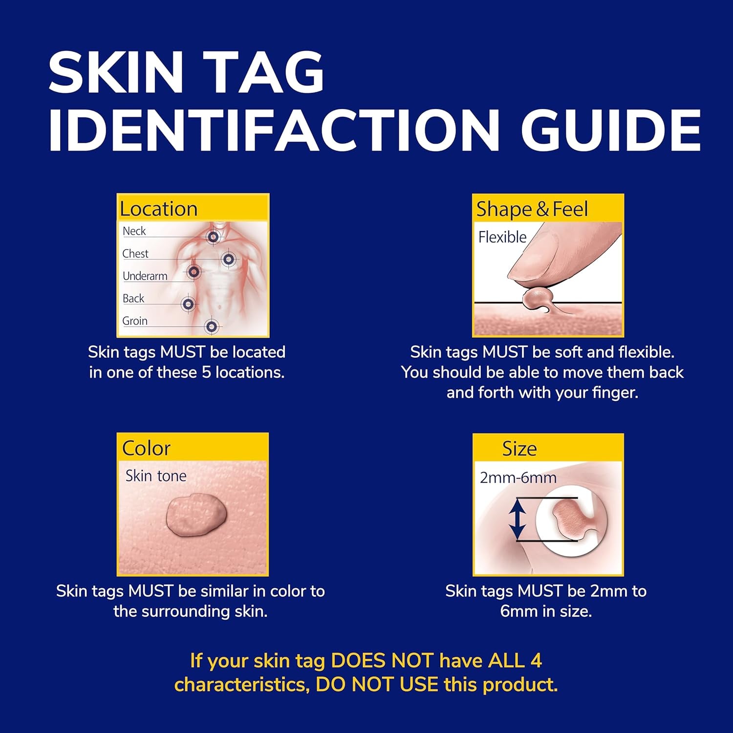 Dr. Scholl's Freeze Away Skin Tag Remover – 8 Cryo Treatments, 53g | FDA-Cleared At-Home Solution for Fast, Safe Skin Tag Removal
