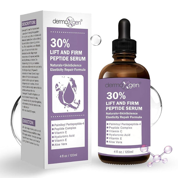 DERMAXGEN 30% Lift & Firm Peptide Serum – 120ml | Advanced Firming & Hydration for Smooth, Youthful Skin