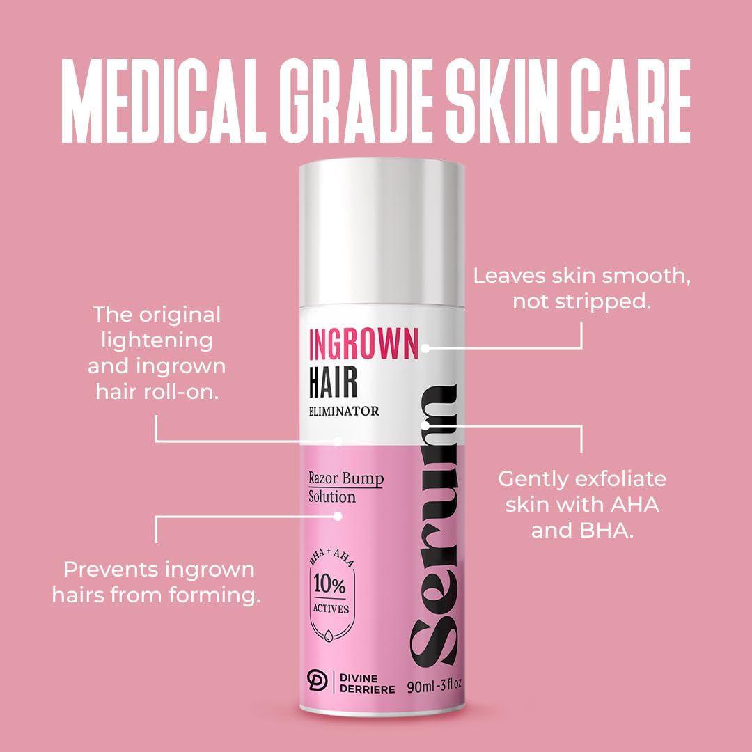 Divine Derriere Ingrown Hair Eliminator – 90ml | Razor Bump & Dark Spot Treatment