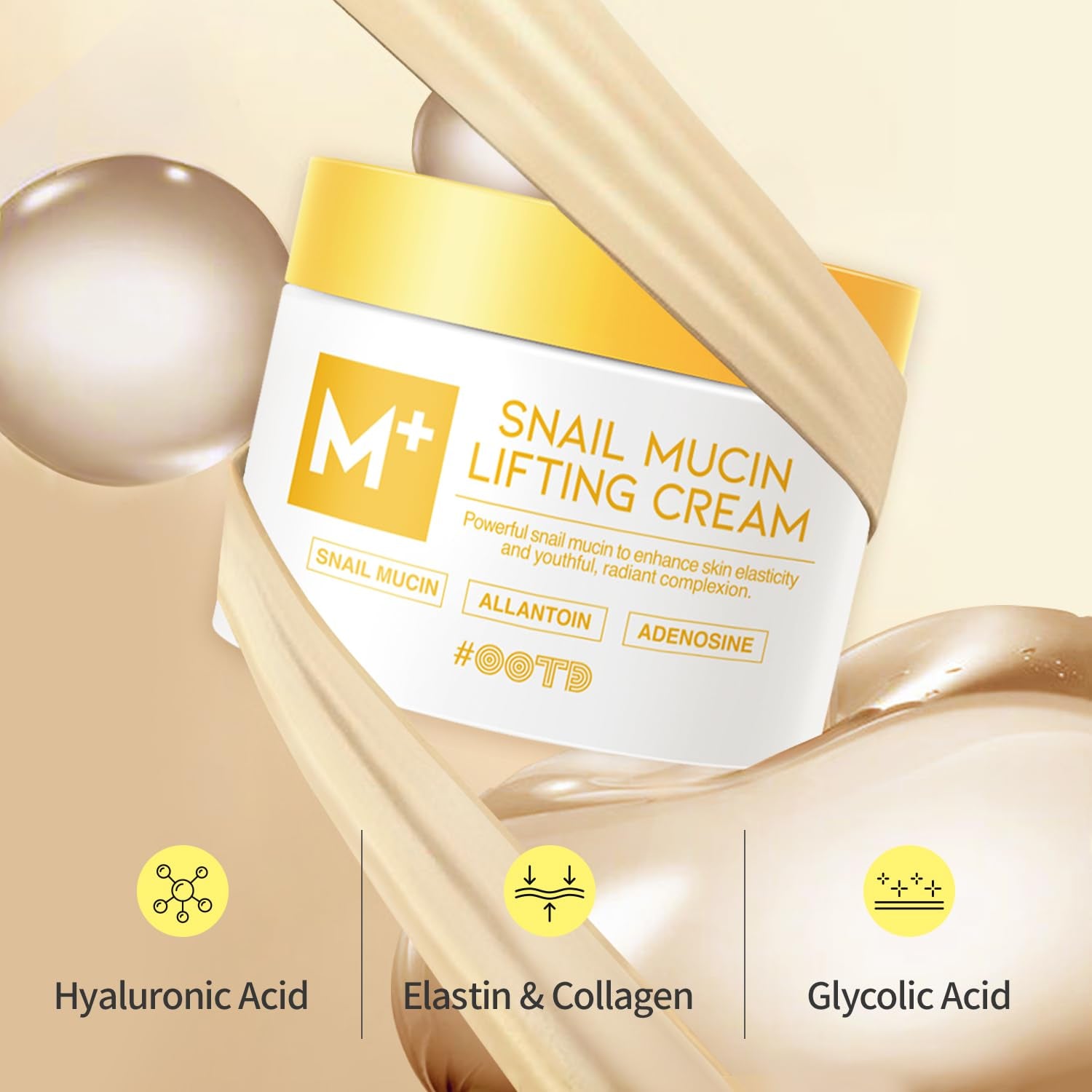#OOTD Snail Mucin Lifting Cream – 100ml | Deep Hydration & Anti-Aging Care