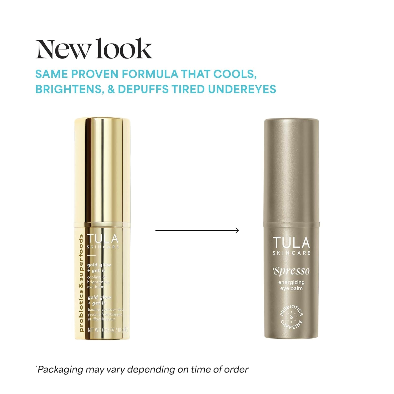 TULA Skincare ‘Spresso Energizing Eye Balm – 10g | Brightening & De-Puffing Treatment