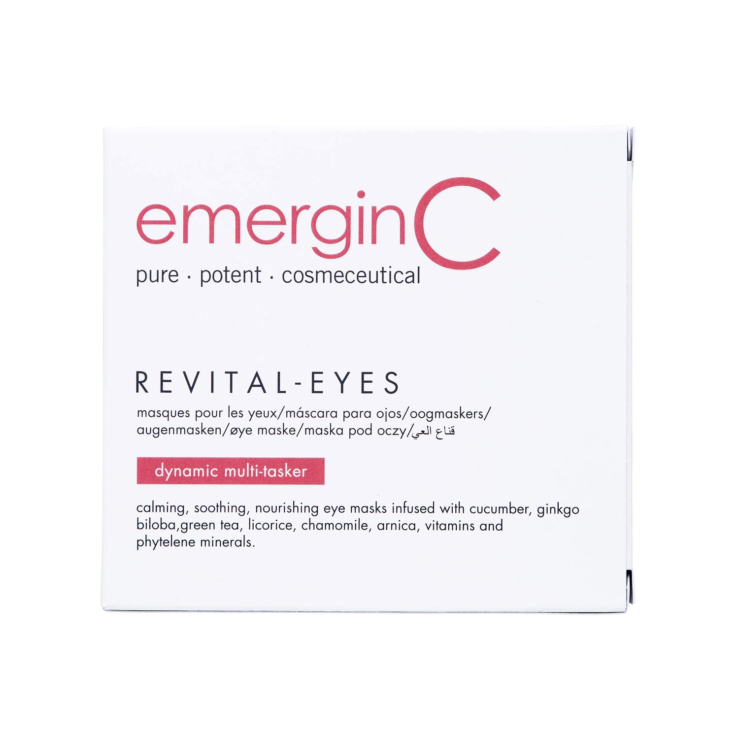 emerginC Revital-Eyes Eye Mask – 5 Sets of 2 | Cooling & Depuffing Treatment