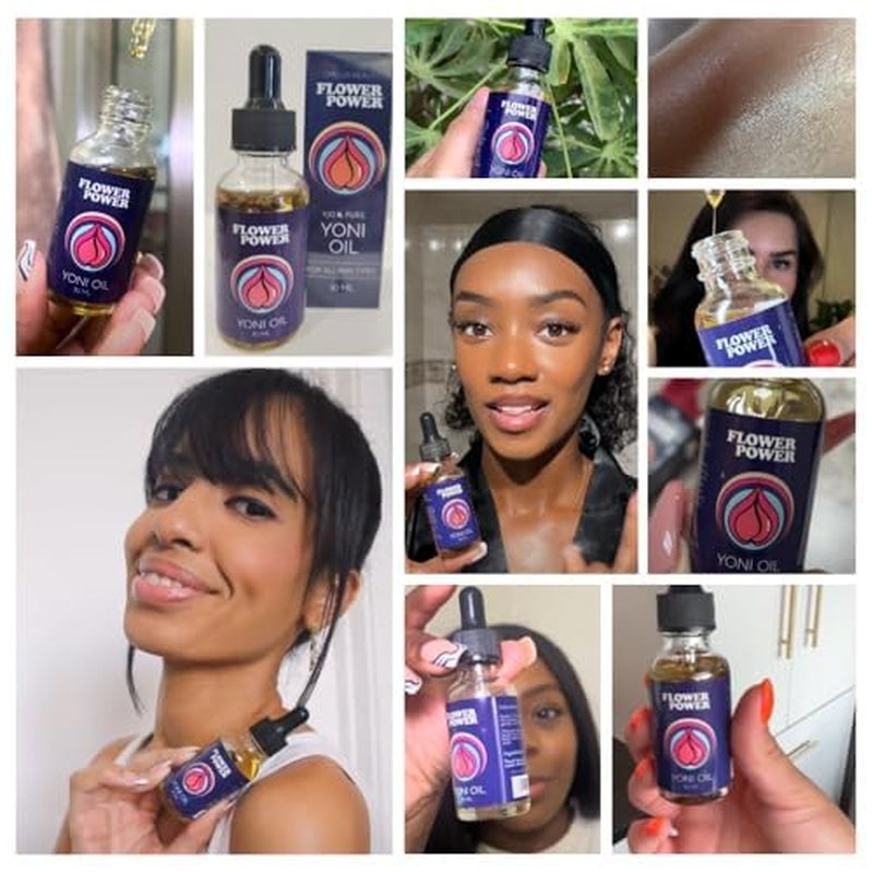 Flower Power 100% Pure Yoni Oil – 30ml | Nourish, Soothe & Balance Intimate Skin
