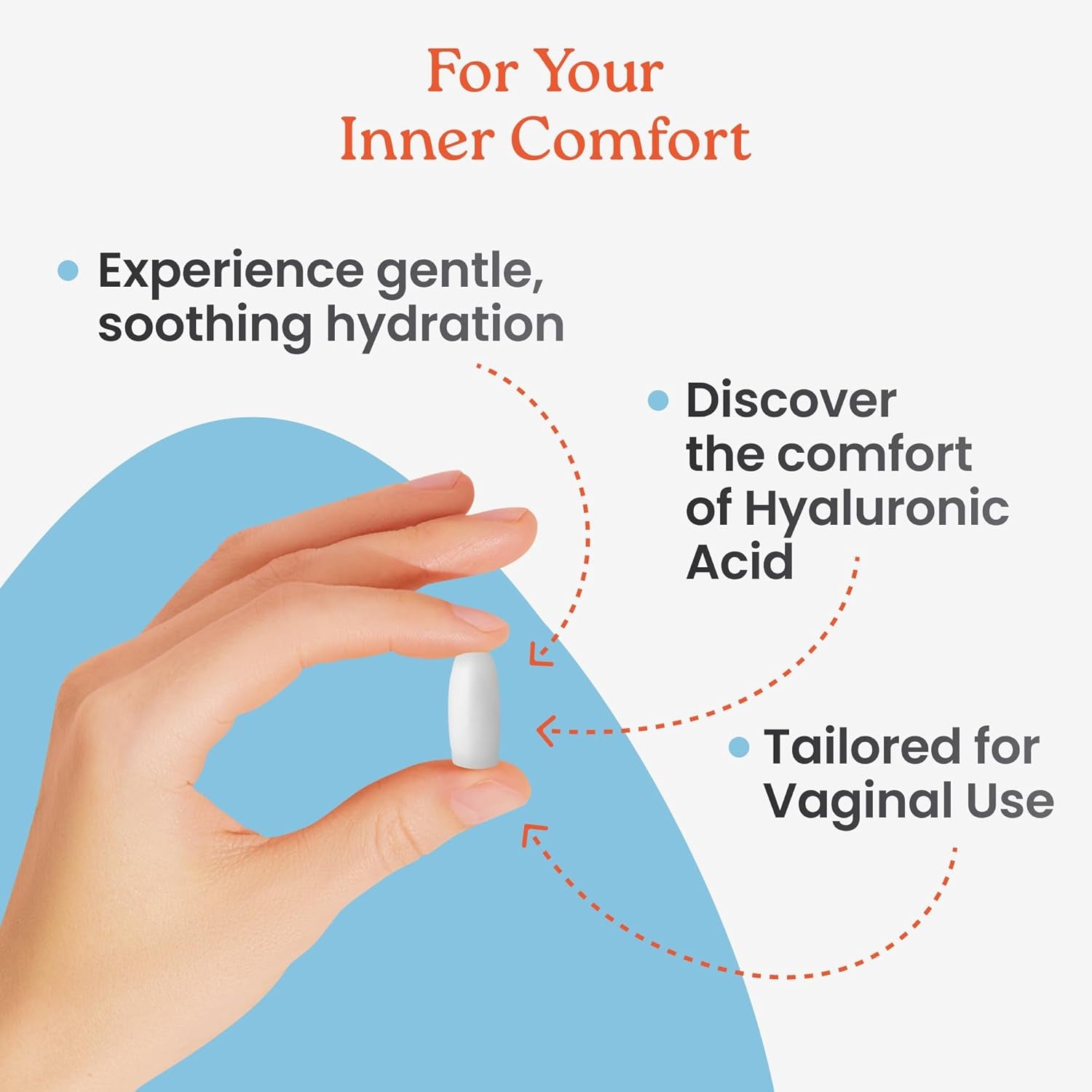 NewLife Naturals HA | Hyaluronic Acid Vaginal Suppositories – 24 Pack | Natural Moisture & Feminine Comfort