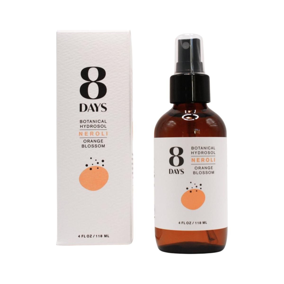 8 Days Botanical Hydrosol - Pure Neroli - 120ml - Glam Global UK