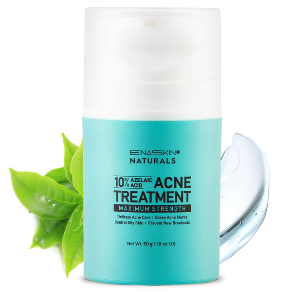 Enaskin Naturals 10% Azelaic Acid Acne Treatment – 50g | Advanced Acne & Scar Defense Gel-Cream