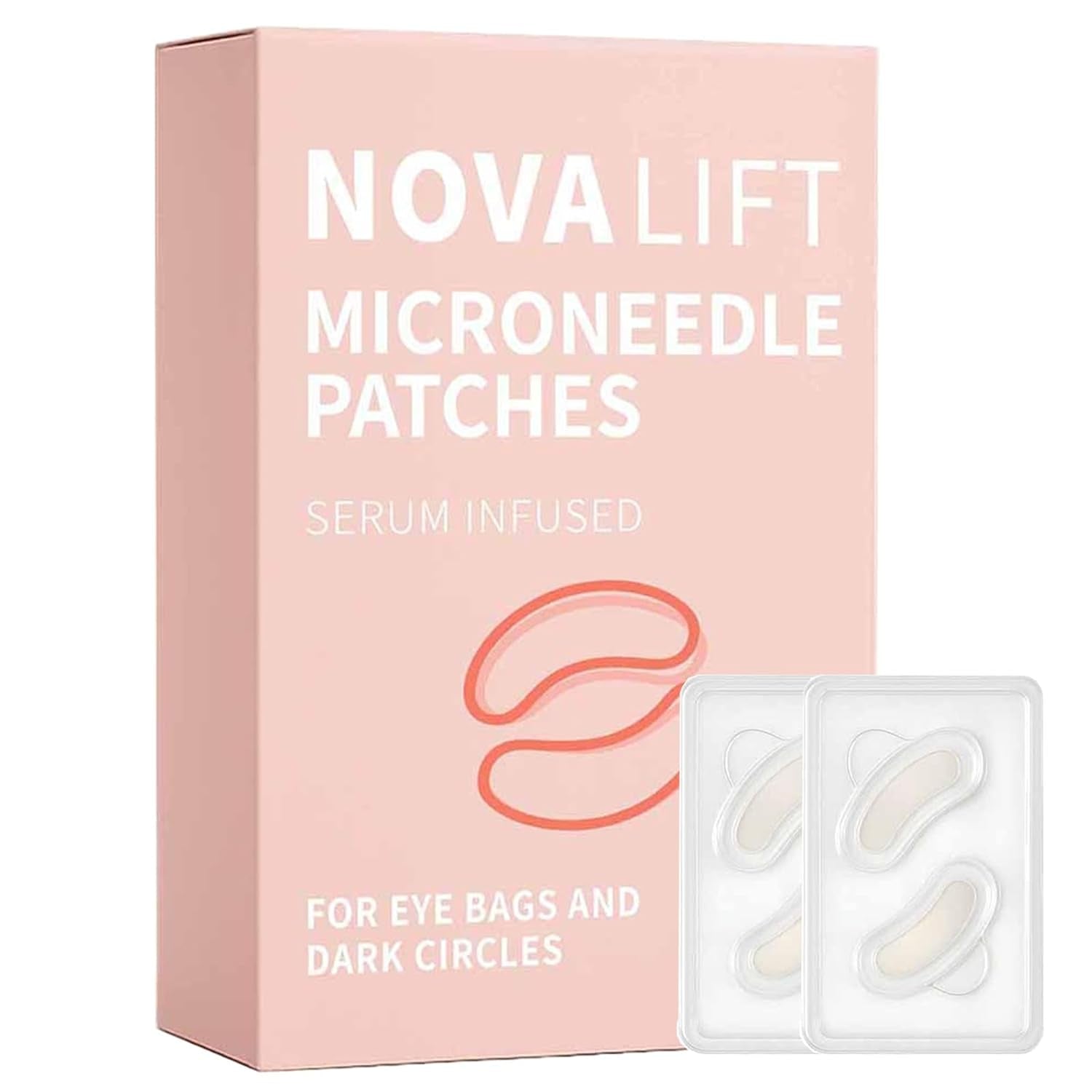 Micro Eye Patches – under Eye Patchs Smile Line Patches for Puffy Eyes and Dark Circles (1BOX(3 Pairs))