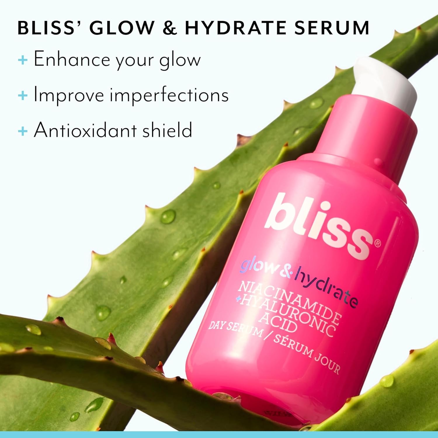 Bliss Glow & Hydrate Day Serum – 30ml | Brightening Niacinamide & Hyaluronic Acid Moisture Boost