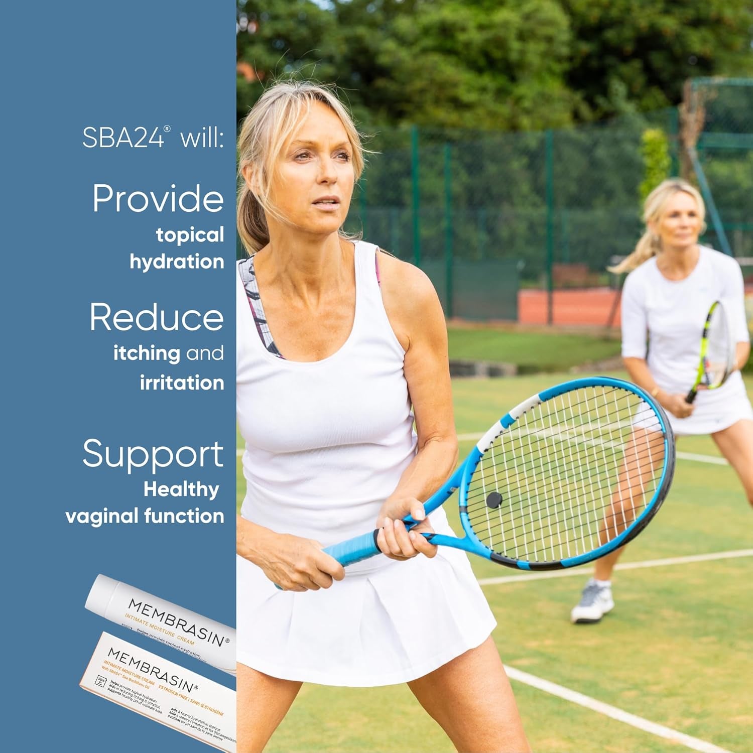 Vaginal Moisture Cream with Hyaluronic Acid, Relieves Vaginal Dryness, Itching and Burning, Menopause Support, Hormone Free, Plant Based Formula with Omega 3 6 7 9 and Vitamin E, 50 Ml