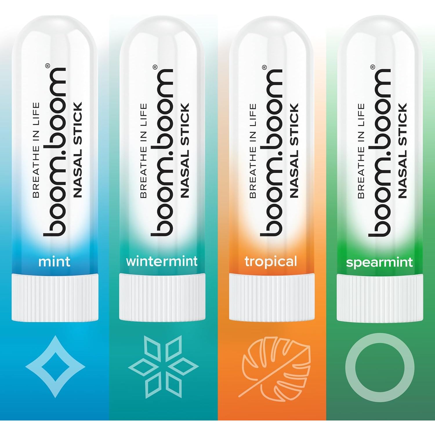 BoomBoom Nasal Stick – 4 Sticks | Instant Refresh with Natural Essential Oils