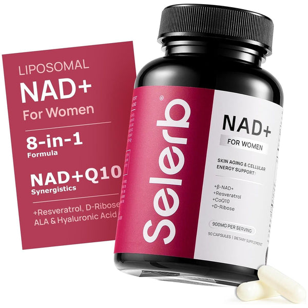 Selerb NAD+ for Women – 90 Capsules | Advanced Anti-Aging & Cellular Renewal Formula
