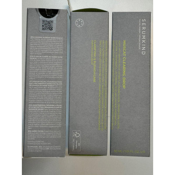 SERUMKIND Muscat Discoloration Correcting Facial Serum - 1Fl Oz - Blemishes & Blackhead Remover - Vegan Not Tested on Animals - Korean Skin Care - PHA Redness Relief and Exfoliating