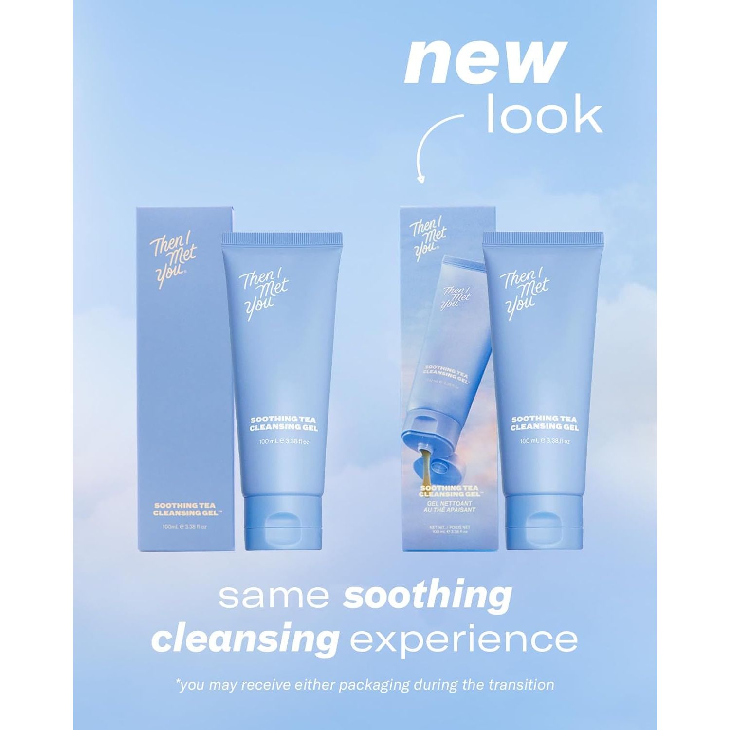 Then I Met You Soothing Tea Cleansing Gel – 100ml | Hydrating & Calming Facial Cleanser