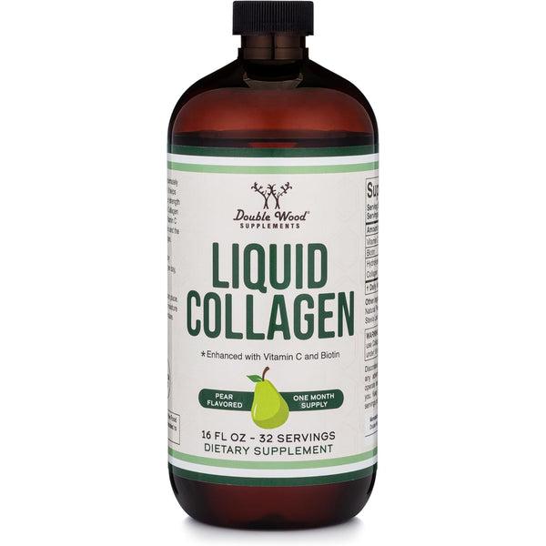 Double Wood Supplements Liquid Collagen - 473ml, 32 Servings