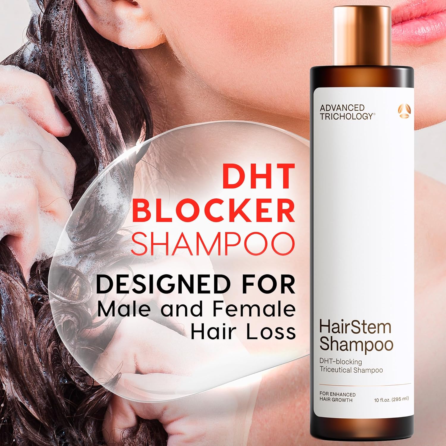 Hairstem Advanced Trichology HairStem DHT Blocker Shampoo – 295ml | Clinically Developed for Hair Thinning & Scalp Health