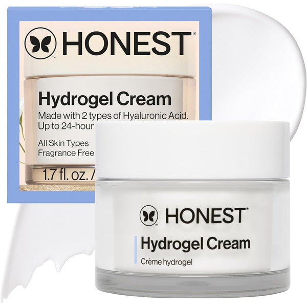 HONEST BEAUTY BY JESSICA ALBA Hydrogel Cream - 50ml | Hydrating Water Cream with Hyaluronic Acid & Squalane