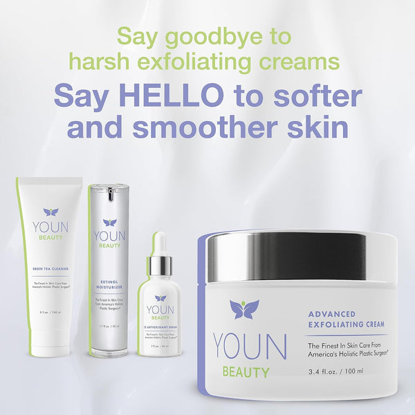 YOUN Beauty Advanced Exfoliating Cream – 100ml | Gentle, Nourishing Skin Renewal