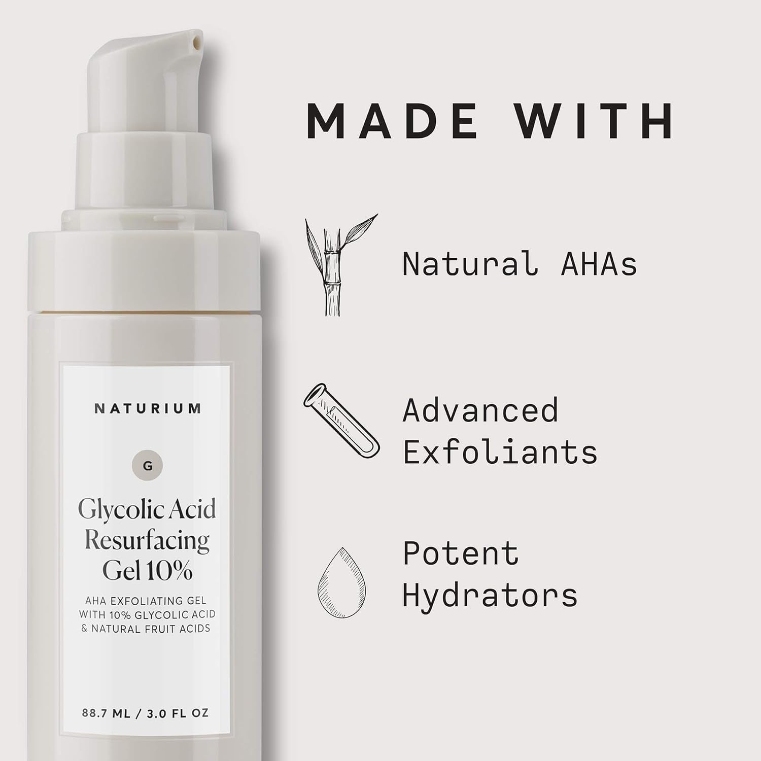 Naturium Glycolic Acid Resurfacing Gel 10% - 88.7ml