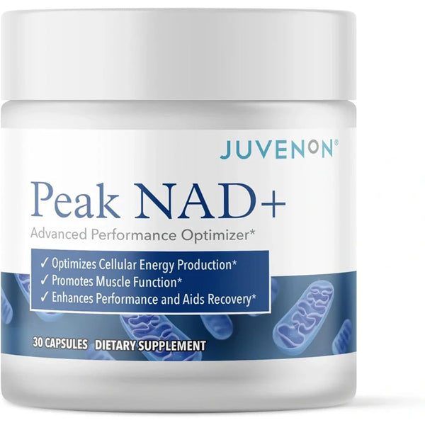Juvenon Peak NAD+ – Advanced Performance Optimizer – 30 Capsules | Cellular Energy & Healthy Aging