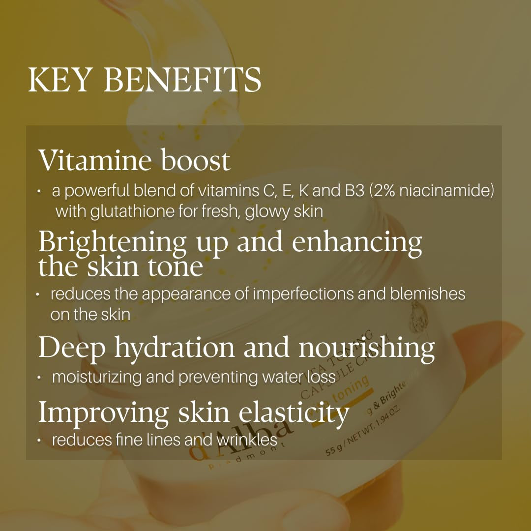 d'alba Piedmont Vita Toning Capsule Cream - 55g