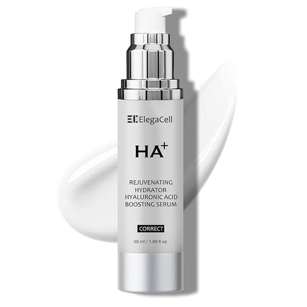 HACIRFE ElegaCell HA+ Rejuvenating Hydrator Hyaluronic Acid Boosting Serum – 50ml | 24-Hour Hydration & Fine Line Smoothing