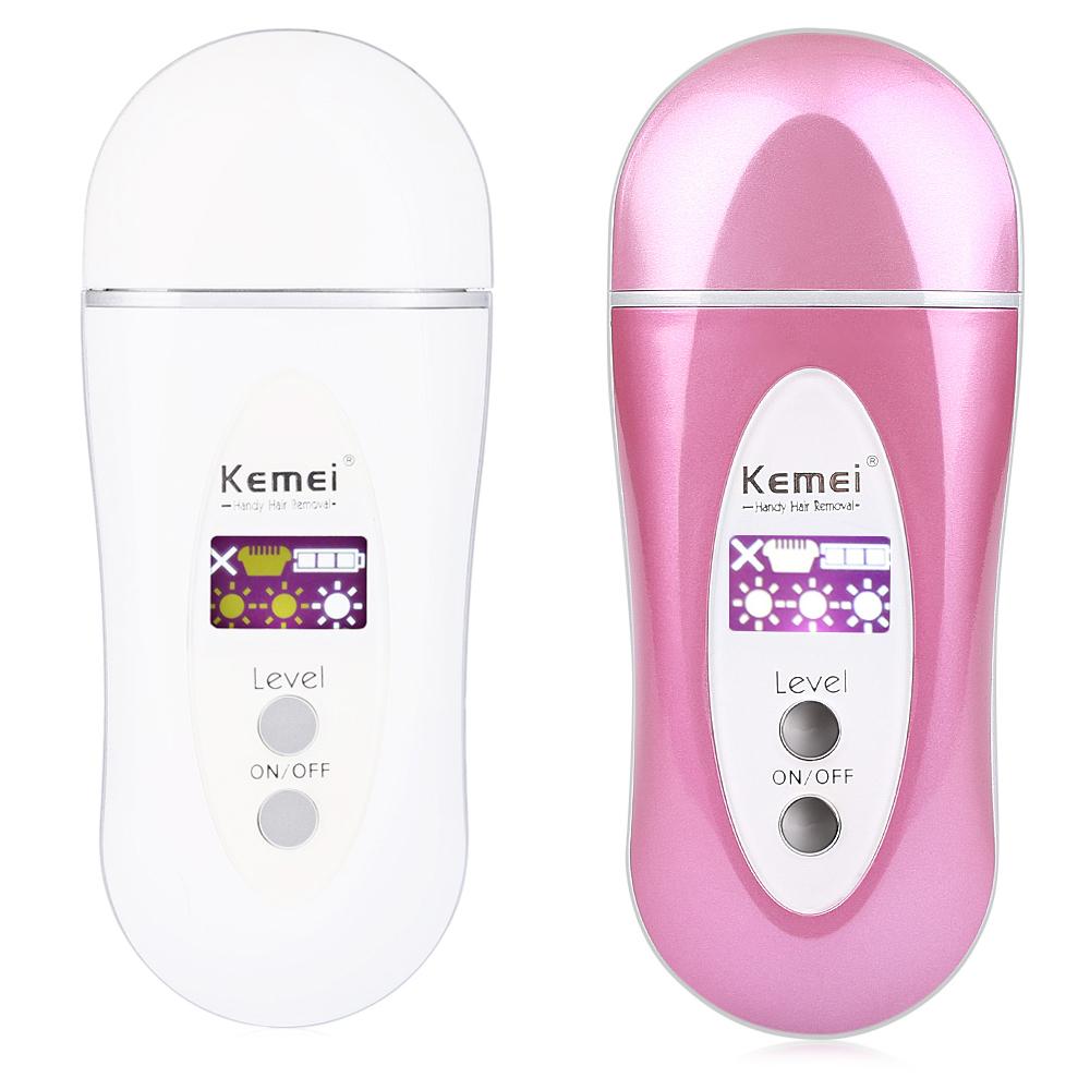 Kemei KM-6810 Rechargeable Hair Remover – LCD Display, 3-Speed Epilator & Body Grooming Device