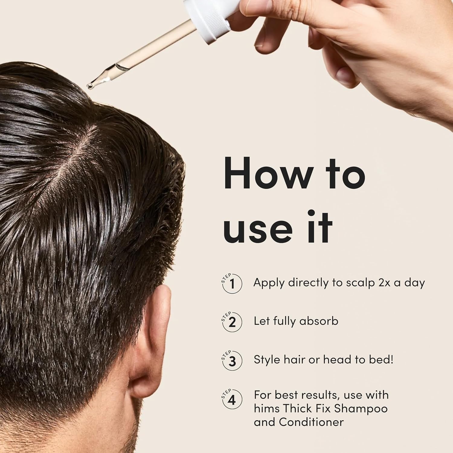 Hims Hair Growth Treatment – Unscented, 30ml (2 Pack) | Clinically Proven 5% Minoxidil for Men