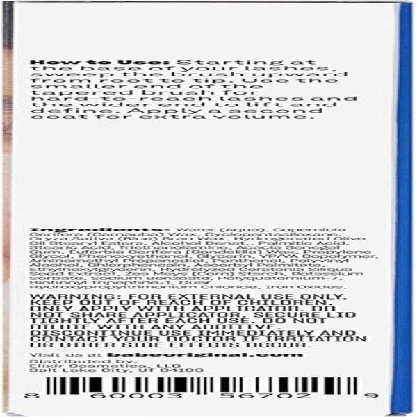 Babe Lash Volumizing Mascara - Smudge Proof, Long Lasting & No Clump Formula, Buildable Volume, Water Resistant, 6 Ml, Dramatic Black