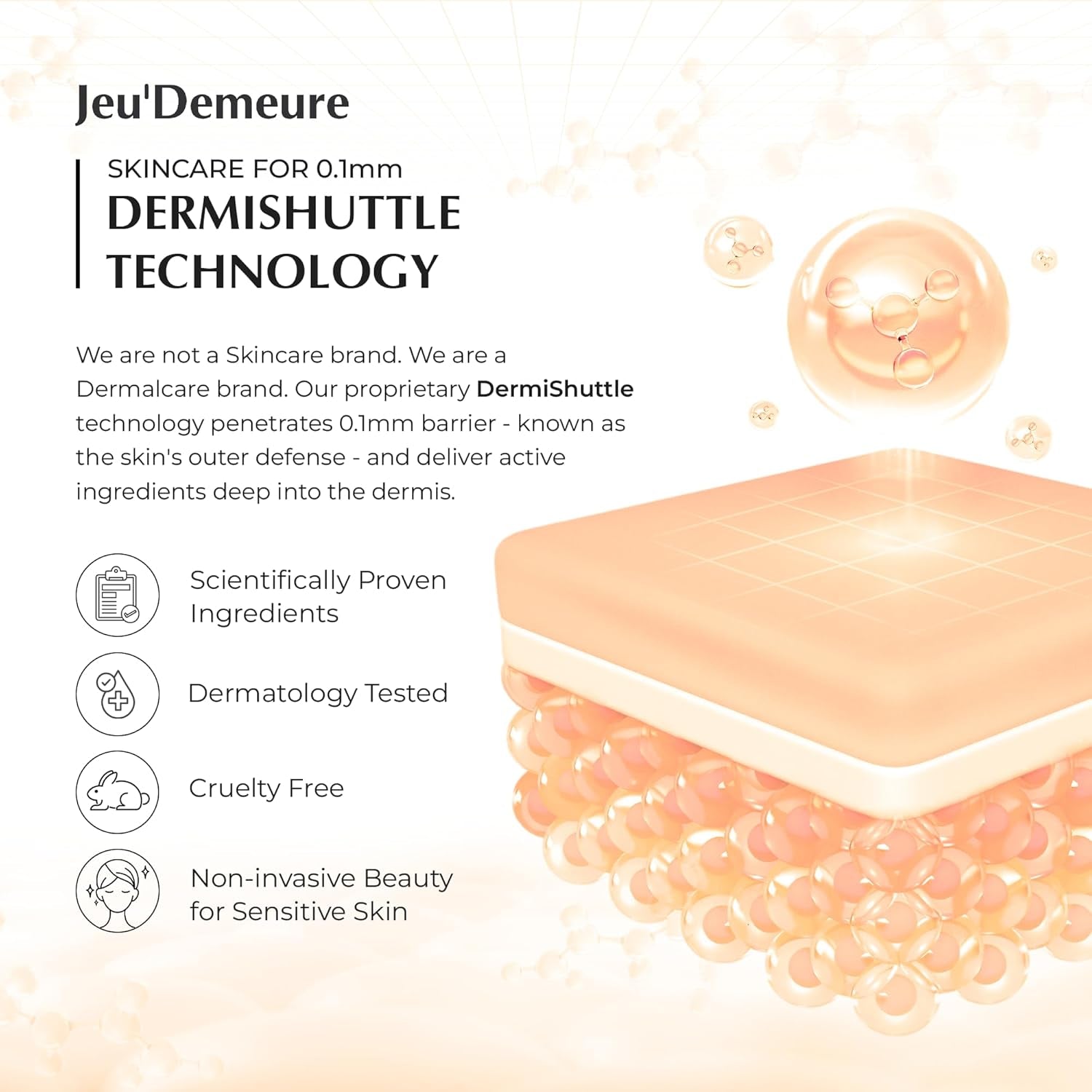 JEU'DEMEURE Dermishuttle Vivid Dynamic Cream – 50ml | Night Cream for Radiance & Elasticity