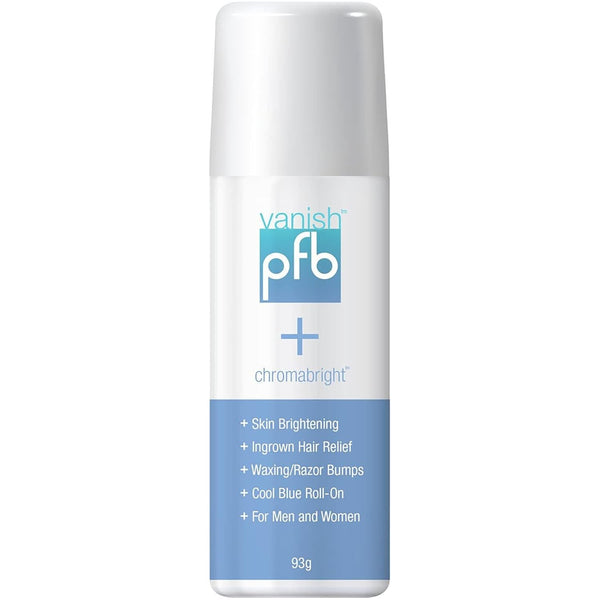 PFB Vanish + Chromabright – 93g | Ingrown Hair & Skin Brightening Roll-On