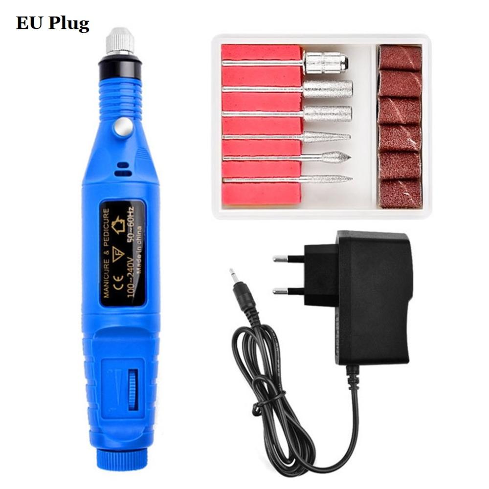 Electric Nail Drill Kit 10 pcs Set – Professional Nail Care