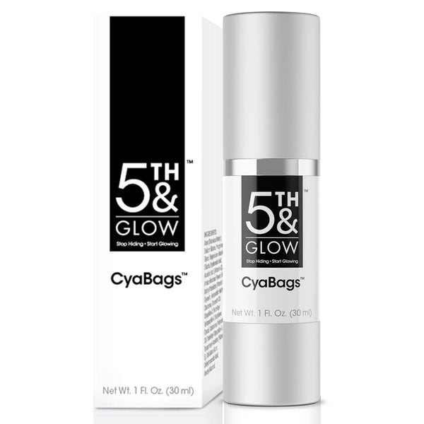 5th & Glow Cyabags Eye Serum – 30ml | Instant Eye Bag Reducer & Skin Tightener
