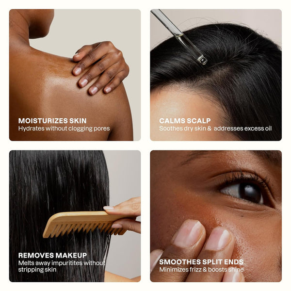 Cliganic Organic Jojoba Oil – 120ml | 100% Pure Cold-Pressed Moisturizer for Face, Hair & Body