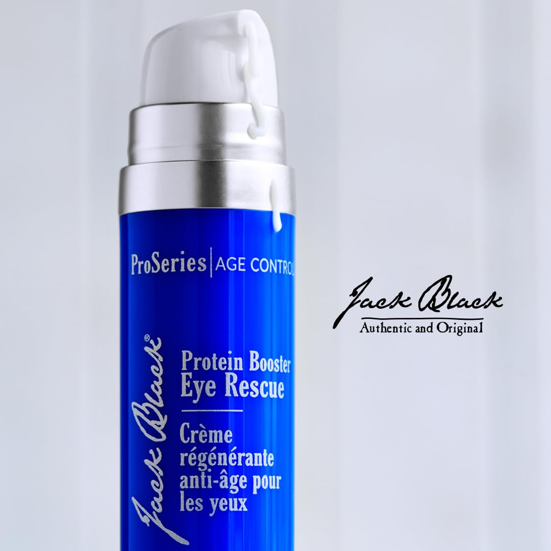 Jack Black Age-Defying Booster Pack | 2-Piece Set | Peptide-Powered Serum & Eye Rescue for Younger-Looking Skin