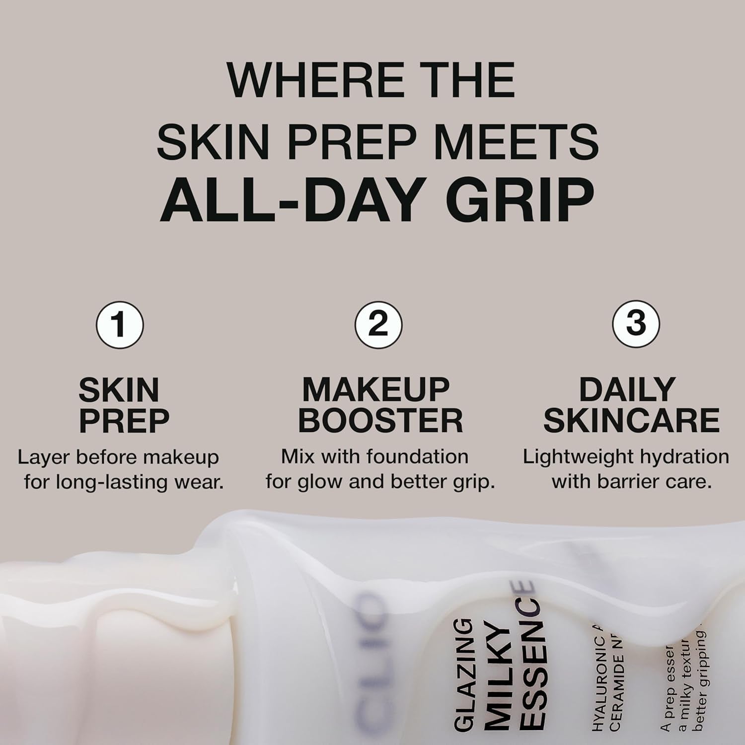 CLIO PROFESSIONAL Glazing Milky Essence – 120ml | Deep Hydration, Radiant Glow & Glass Skin Finish