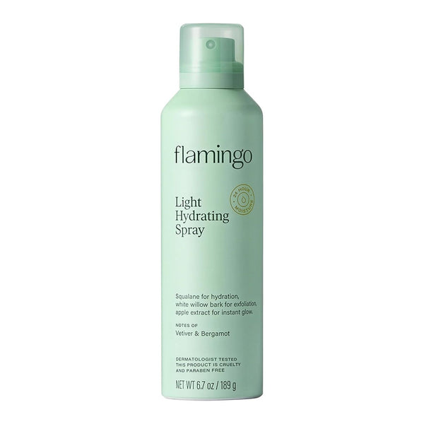 Flamingo Light Hydrating Spray – 189g | 24-Hour Moisture & Gentle Exfoliation