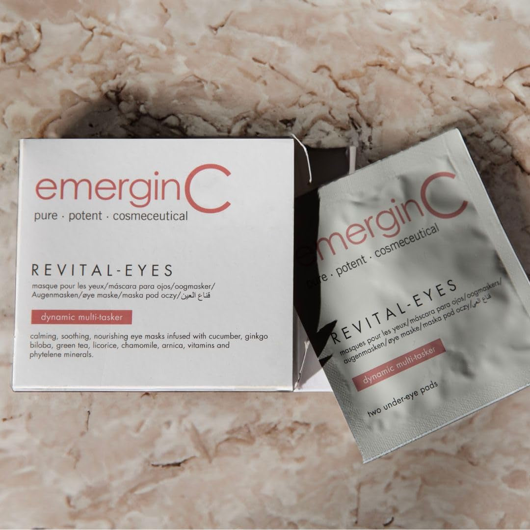 emerginC Revital-Eyes Eye Mask – 5 Sets of 2 | Cooling & Depuffing Treatment