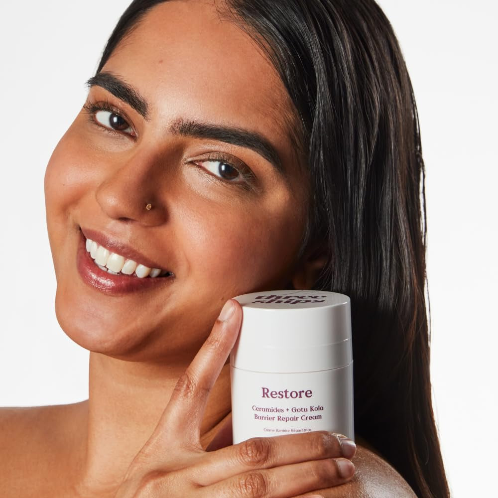 - Restore Ceramides + Gotu Kola Barrier Repair Cream | Moisturize, Comfort, Soothe Skin | Cruelty-Free, Vegan, Paraben-Free, Sensitive Skin Safe (1.58 Oz | 45 G)